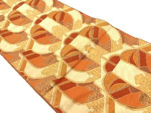 アンティーク　川島織物製　抽象模様織出し袋帯（材料）